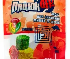 Пацюк OFF Брикет (3 цвета+3 аромата) 200 г, Сопутствующие товары, 10 шт.