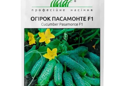 Огірок самозапильний Пасамонте F1 10 шт, Насіння, 10 шт.