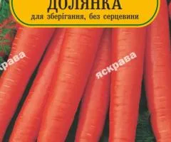Морковь Долянка 2 г АКЦИЯ, Семена, 25 шт.