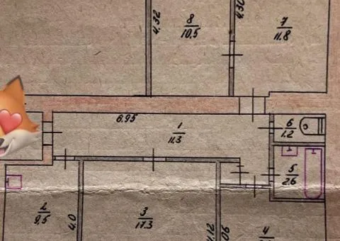 Продажа 4-комнатной квартиры, 75 м², ул. Киевская, Центр, Житомир - 6/9
