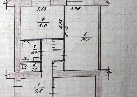 Продаж 3-кімнатної квартири, 63 м², проспект Миру, Панчішна фабрика, Житомир - 4/10