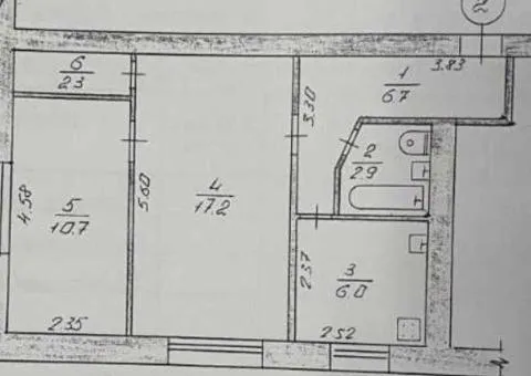 Аренда 2-комнатной квартиры, 47 м², ул. Киевская, Центр, Житомир - 6/10