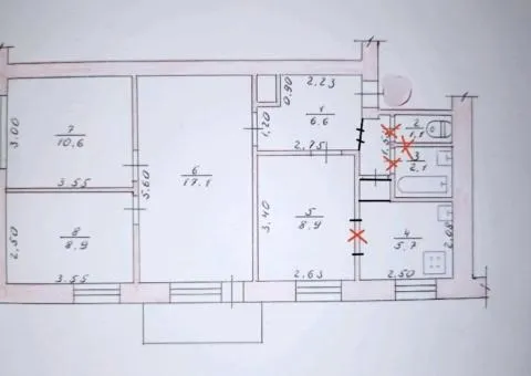 Продажа 3-комнатной квартиры, 63 м², Велика Бердичевская, Центр, Житомир - 8/8