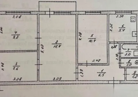 Продажа 4-комнатной квартиры, 62 м², Ціоловського, Польова, Житомир - 6/6