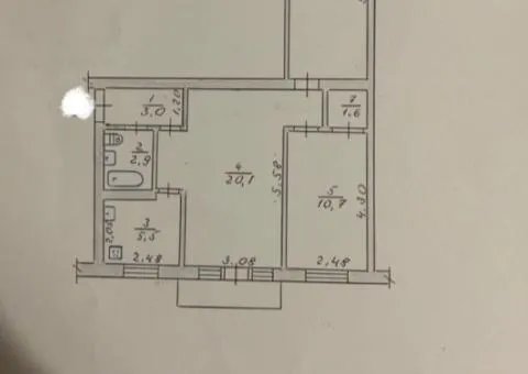 Продажа 3-комнатной квартиры, 60 м², Киевская/Вокзальная ТРЦ Глобал, Центр, Житомир - 4/4