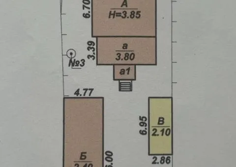 Продажа 3-комнатного дома, 61 м², участок 28,26 сот., Заречаны - 9/9