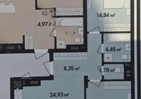 Продажа 2-комнатной квартиры, 74 м², ЖК «Рівер Сіті», бул. Тетеревский, Корбутовка, Житомир - 3/3