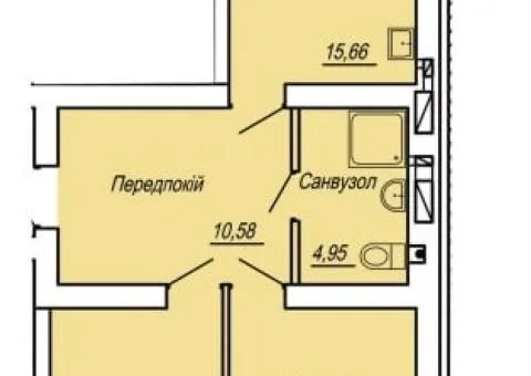 Продаж 2-кімнатної квартири, 71 м², ЖК «Панорама», Героїв Десантників, Богунія, Житомир - 2/2