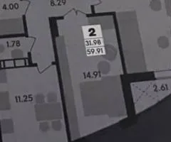 Продаж 2-кімнатної квартири, 60 м², ЖК Вернісаж, проспект Незалежності 29, Крошня, Житомир