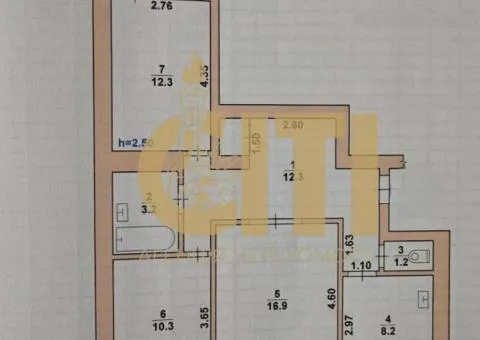 Продаж 3-кімнатної квартири, 67 м², Князів Острозьких, Центр, Житомир - 8/8
