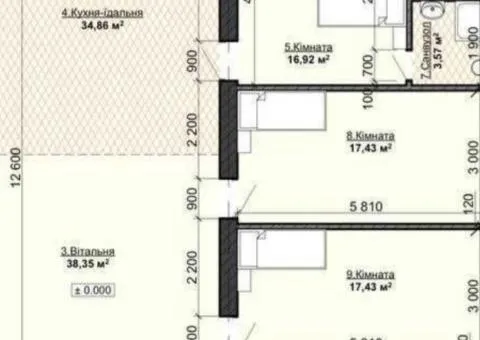 Продажа 3-комнатного дома, 177 м², на участке 10 соток, Олиевка - 3/3