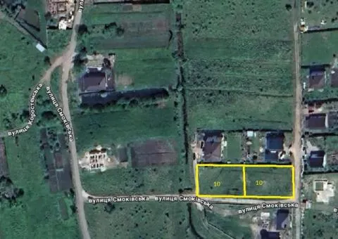 Land plot for sale, 10 sotkas, Smokivska (Aviatik) St, Airport, Zhytomyr - 1/3