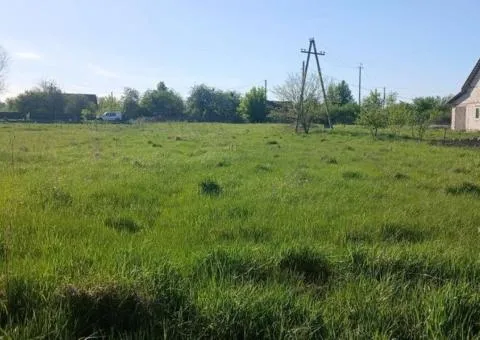 Land plot for sale for construction in the village of Pisky