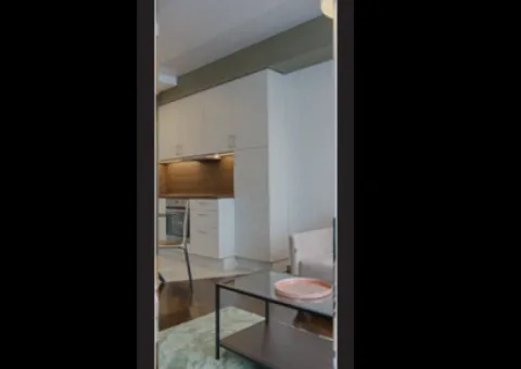 Rectangular full-length mirror with 10 mm bevel, 1400x500 mm