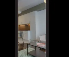 Rectangular full-length mirror with 10 mm bevel, 1400x500 mm