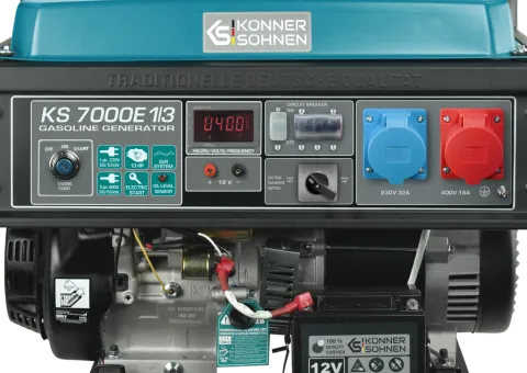 Бензиновий генератор «Könner & Söhnen» KS 7000E 1/3 - 1/8