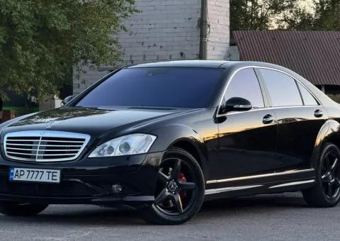 Mercedes S-class 2008, 5.5 L petrol, automatic, all-wheel drive, 252,000 km, Zaporizhzhia - 1/10
