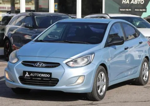 Hyundai Accent 2014, LPG + petrol, automatic, front-wheel drive, 167,000 km, Kharkiv