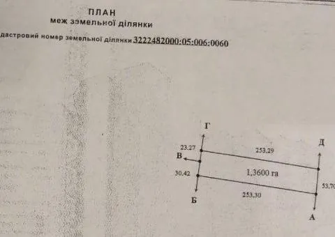 Urgent sale of a scenic land plot in Horenychi - 2/8