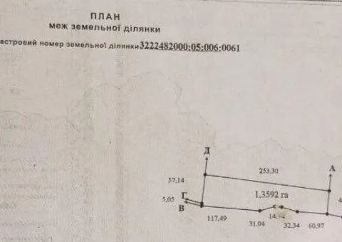 Urgent sale of a scenic land plot in Horenychi - 4/8