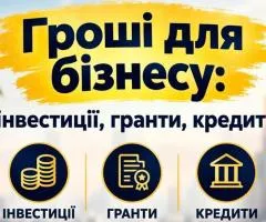 Money for business: investments, grants, loans