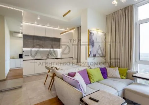 4-room apartment for rent, 130 m², Holosiivskyi dvorik residential complex, Reia Bredbery St, Kyiv - 1/10