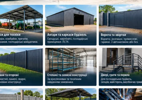 Metal structures for the agricultural sector from the manufacturer — AKABUD