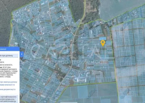 Land for sale for residential construction, 23 sotkas, Hurovshchyna - 3/4