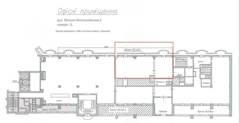 Аренда  офисное помещение Киевская обл., Киев, Большая Васильковская ул., 5 - 9/32