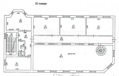 Аренда  офисное помещение Киевская обл., Романков, Лесная ул., 89 - 20/32