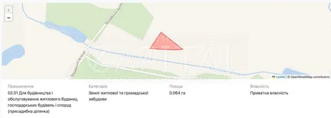Аренда  участок под жилую застройку Киевская обл., Тараща, Бродовская ул.,  - 5/7