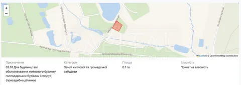 Аренда  участок под жилую застройку Киевская обл., Тараща, Бродовская ул.,  - 6/7
