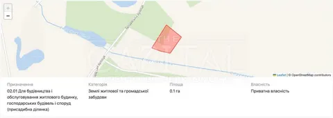 Аренда  участок под жилую застройку Киевская обл., Тараща, Бродовская ул.,  - 7/7