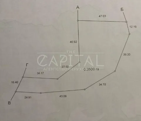 Аренда  участок под жилую застройку Киевская обл., Великая Бугаевка, Заречная ул., 32 - 11/12