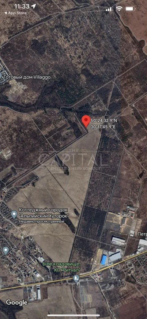 Аренда  участок под жилую застройку Киевская обл., Белогородка,  - 4/7