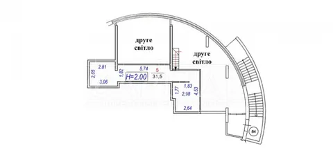 Аренда  офисное помещение Киевская обл., Киев, Барбюса Анри ул., 37/1 - 13/13