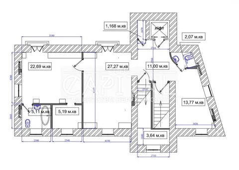 Аренда  коммерческое помещение Киевская обл., Киев, Ярославов Вал ул., 8Б - 32/38