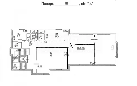 Аренда  офисное помещение Киевская обл., Киев, Кожемяцкая ул.,  - 37/40