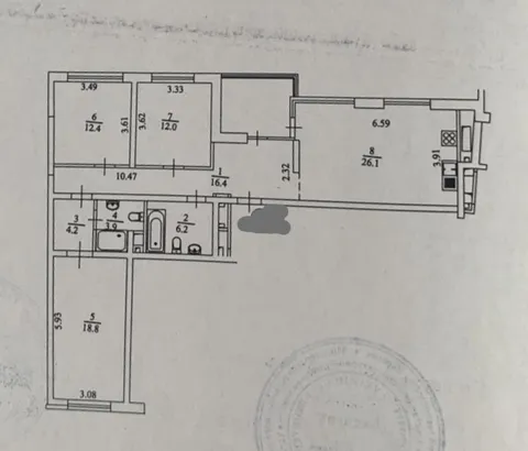 Продажа  квартира Киевская обл., Киев, Осокорская ул., 2А - 23/23