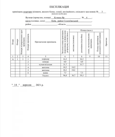 Продажа  квартира Киевская обл., Киев, Кучмин Яр ул., 4 - 16/16