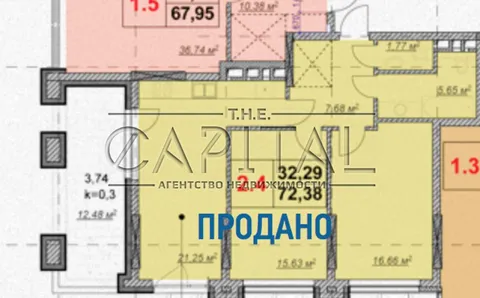 Продажа  квартира Киевская обл., Киев, Бульварно-Кудрявская ул., 17 - 3/3