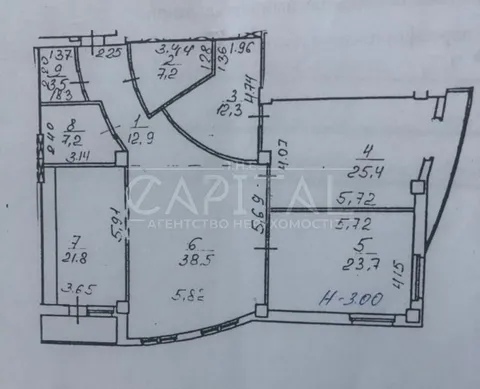 Продажа  квартира Киевская обл., Киев, Александра Кониского ул., 28а-30а - 16/17