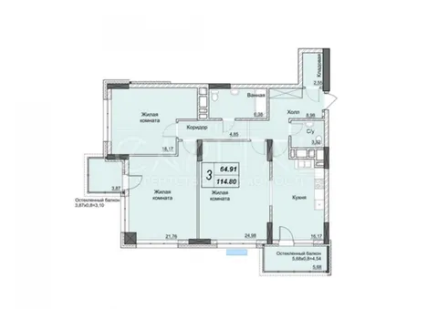 Продажа  квартира Киевская обл., Киев, Андрея Верхогляда ул., 11 - 2/5