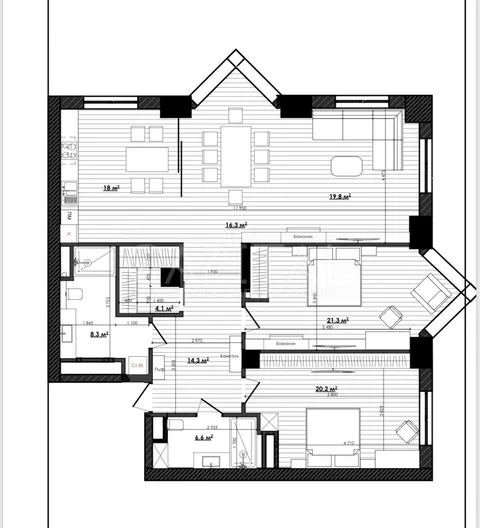 Продажа  квартира Киевская обл., Киев, Андрея Верхогляда ул., 14а - 29/29