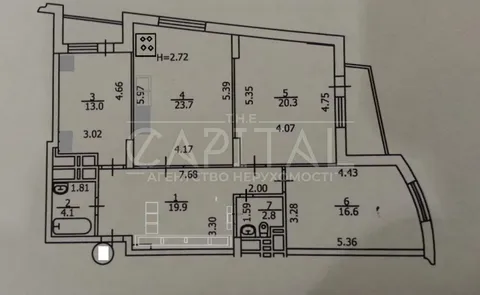 Продажа  квартира Киевская обл., Киев, Владимира Ивасюка ул., 47а - 9/9