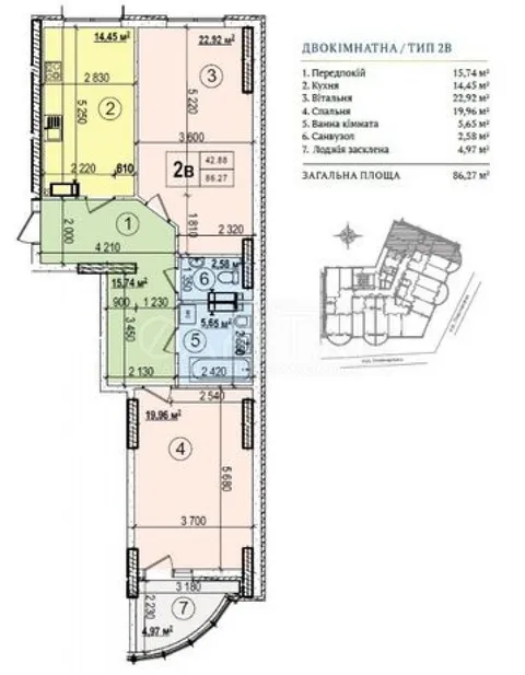 Продажа  квартира Киевская обл., Киев, Глубочицкая ул., 73 - 13/14