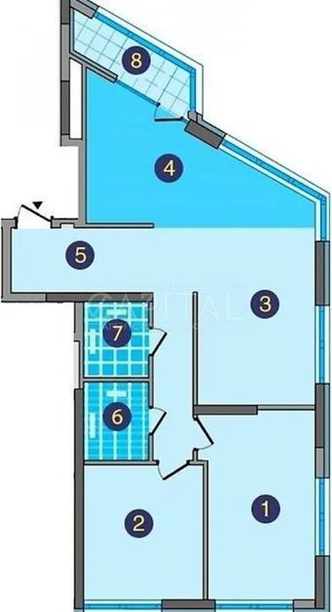 Продажа  квартира Киевская обл., Киев, Заречная ул., 1а - 6/6