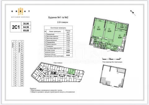 Продажа  квартира Киевская обл., Киев, Днепровская ул., 2 - 2/2
