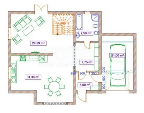Продажа  частный дом Киевская обл., Старые Безрадичи,  - 13/14