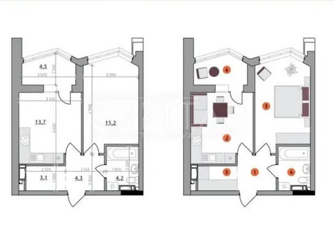 Продажа  квартира Киевская обл., Киев, Дегтяревская ул., 25 - 2/7